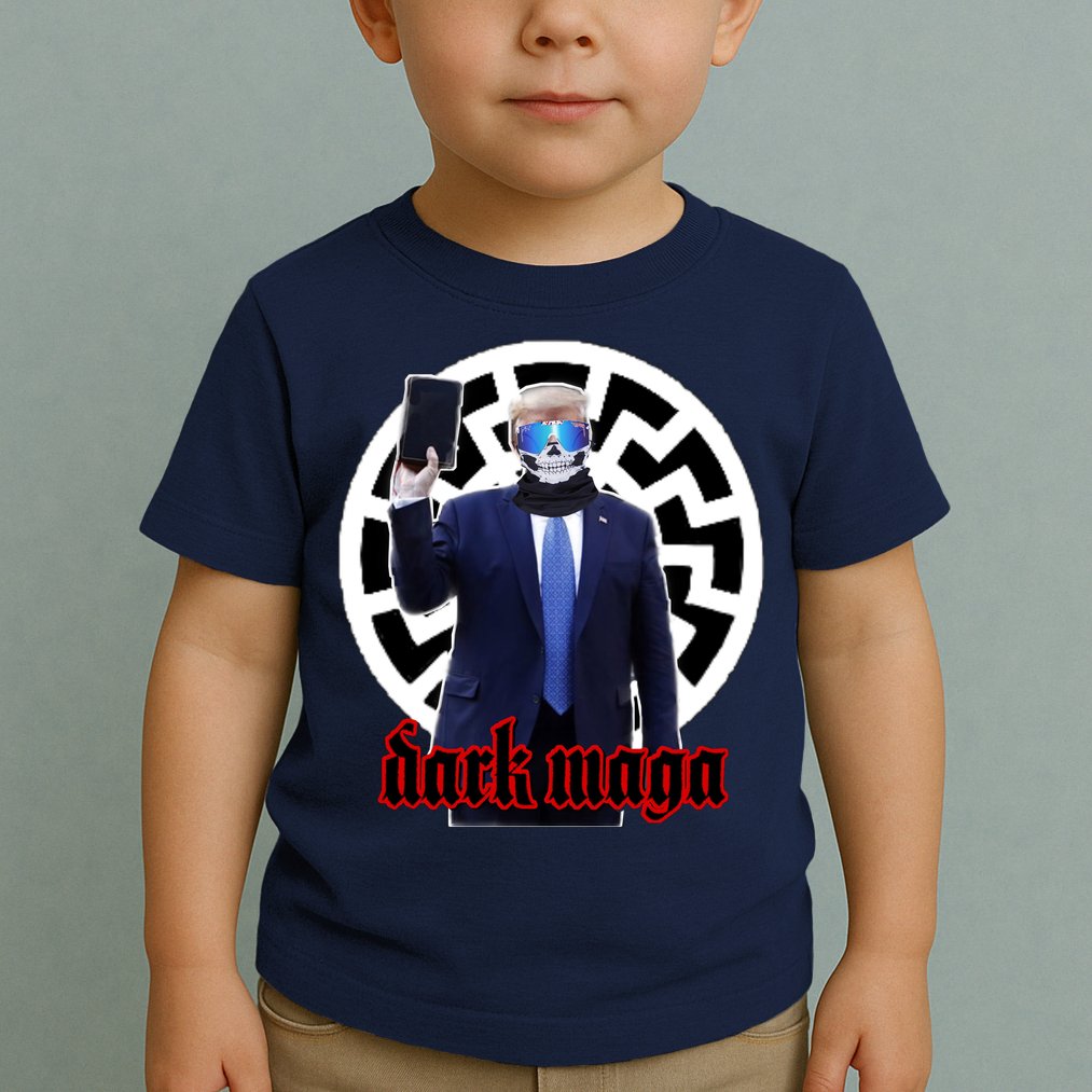 Dark Maga Donald Trump 2024 Toddler T-Shirt