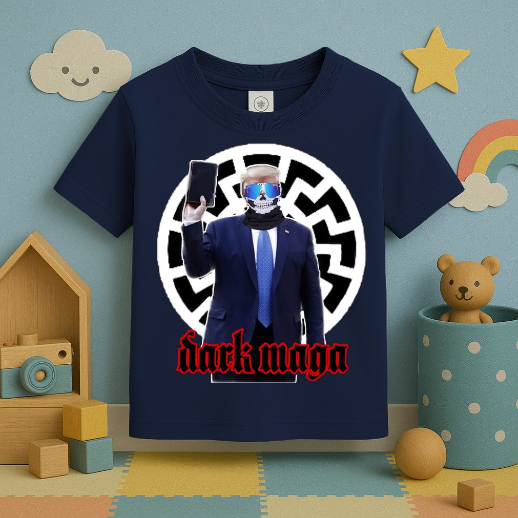 Dark Maga Donald Trump 2024 Toddler T-Shirt