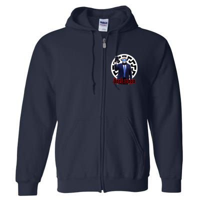 Dark Maga Donald Trump 2024 Full Zip Hoodie