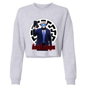 Dark Maga Donald Trump 2024 Cropped Pullover Crew