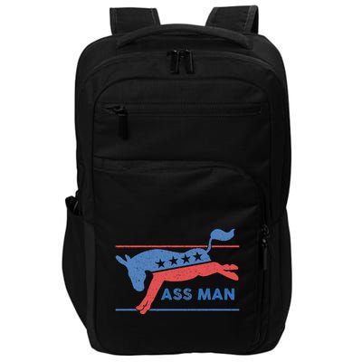 Democrat Merchandise Democratic Donkey Assman Ass Man Impact Tech Backpack