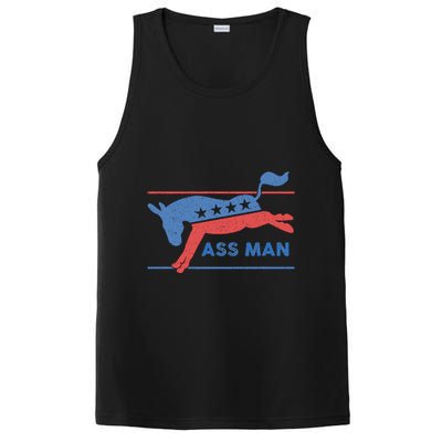 Democrat Merchandise Democratic Donkey Assman Ass Man PosiCharge Competitor Tank