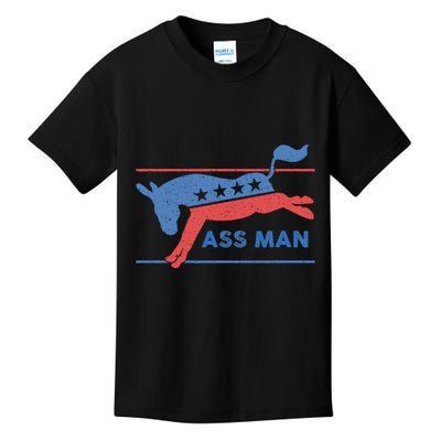 Democrat Merchandise Democratic Donkey Assman Ass Man Kids T-Shirt