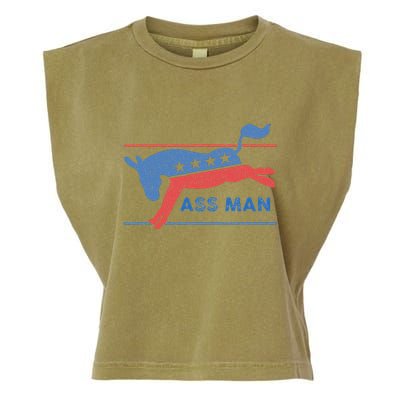 Democrat Merchandise Democratic Donkey Assman Ass Man Garment-Dyed Women's Muscle Tee