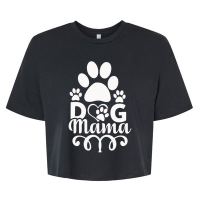 Dog Mama Bella+Canvas Jersey Crop Tee