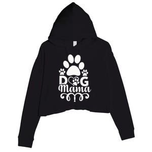 Dog Mama Crop Fleece Hoodie