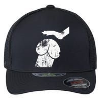 Dirty Mind Dog A Funny Dog Adult Humor Flexfit Unipanel Trucker Cap