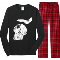 Dirty Mind Dog A Funny Dog Adult Humor Long Sleeve Pajama Set