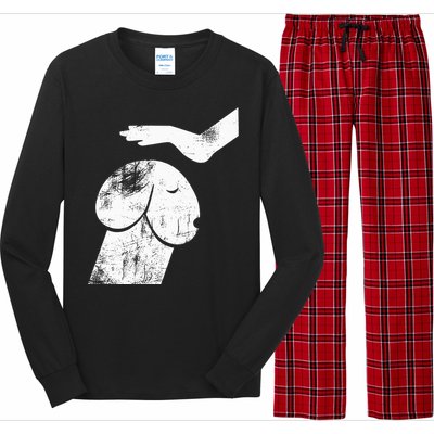 Dirty Mind Dog A Funny Dog Adult Humor Long Sleeve Pajama Set