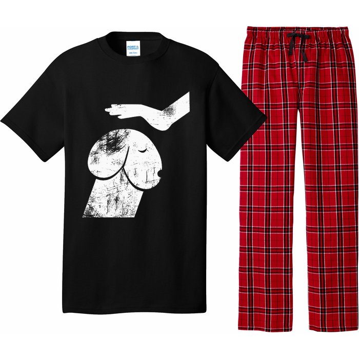 Dirty Mind Dog A Funny Dog Adult Humor Pajama Set