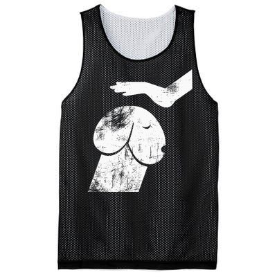 Dirty Mind Dog A Funny Dog Adult Humor Mesh Reversible Basketball Jersey Tank