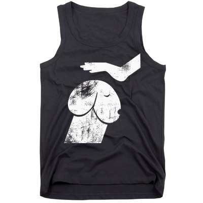 Dirty Mind Dog A Funny Dog Adult Humor Tank Top