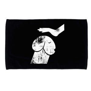 Dirty Mind Dog A Funny Dog Adult Humor Microfiber Hand Towel