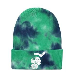 Dirty Mind Dog A Funny Dog Adult Humor Tie Dye 12in Knit Beanie