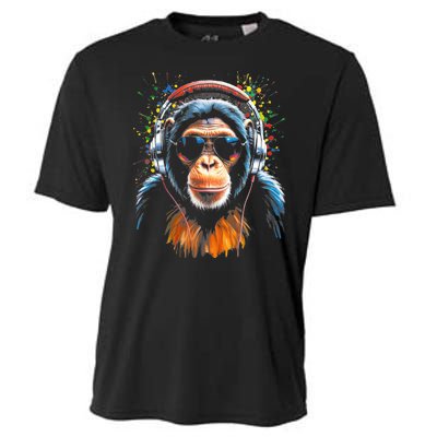 Dj Monkey Cooling Performance Crew T-Shirt