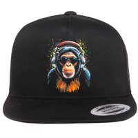 Dj Monkey Flatbill Hat