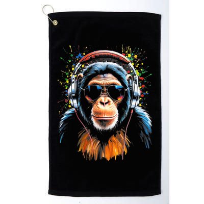 Dj Monkey Golf Towel