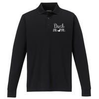 Duck Mom Performance Long Sleeve Polo