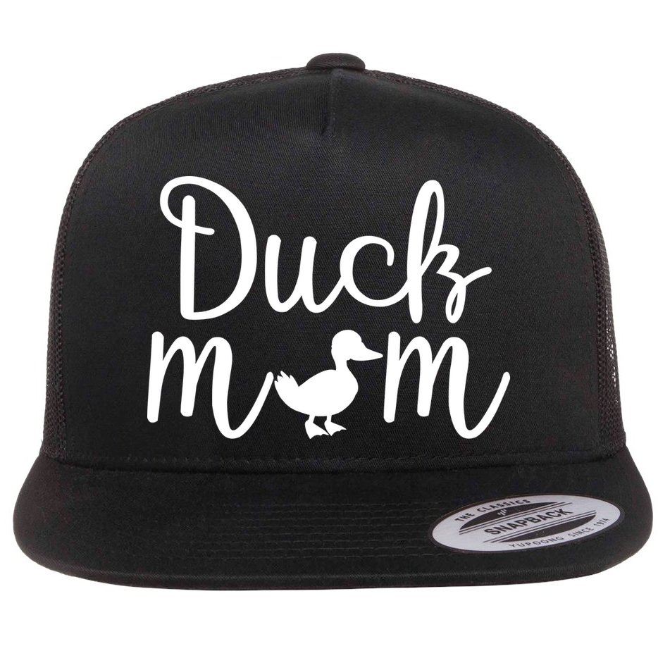 Duck Mom Flat Bill Trucker Hat