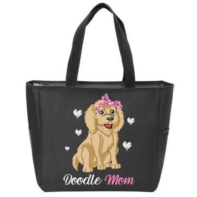 Doodle Mom Zip Tote Bag