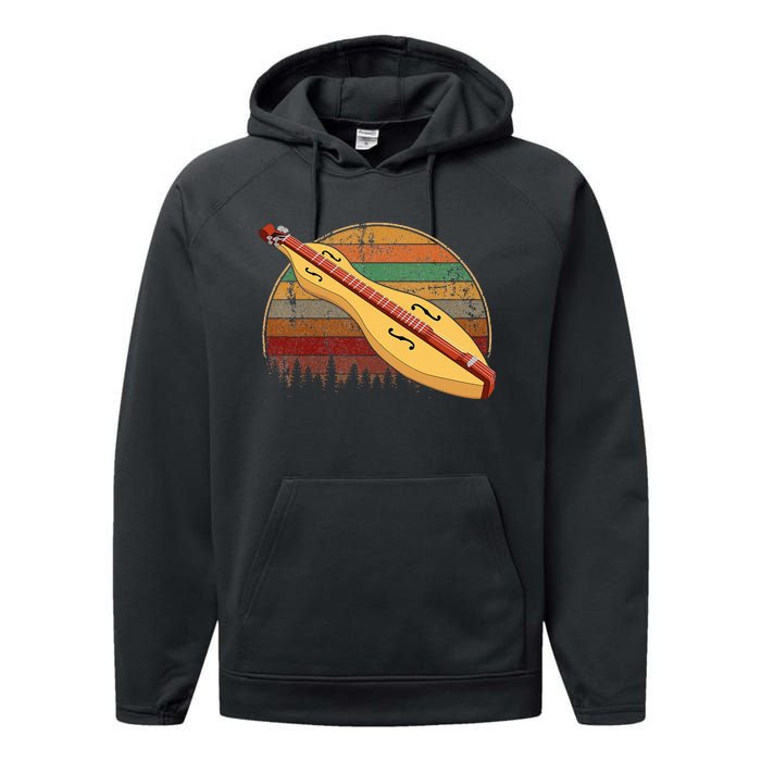 Dulcimer Musical Dulcimer Performance Fleece Hoodie