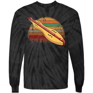 Dulcimer Musical Dulcimer Tie-Dye Long Sleeve Shirt