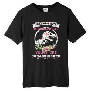 DonTmesswith Mommasaurus Dino Momma Saurus Lover T Rex Cool Gift Tall Fusion ChromaSoft Performance T-Shirt