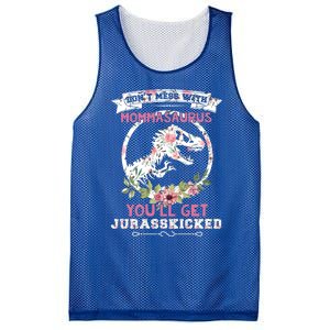 DonTmesswith Mommasaurus Dino Momma Saurus Lover T Rex Cool Gift Mesh Reversible Basketball Jersey Tank