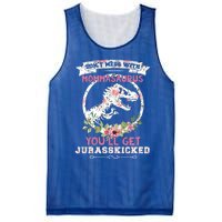 DonTmesswith Mommasaurus Dino Momma Saurus Lover T Rex Cool Gift Mesh Reversible Basketball Jersey Tank