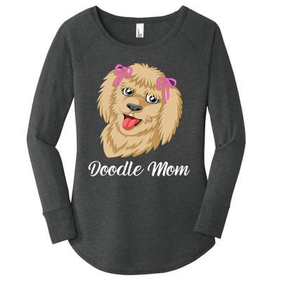 Doodle Mom Women's Perfect Tri Tunic Long Sleeve Shirt