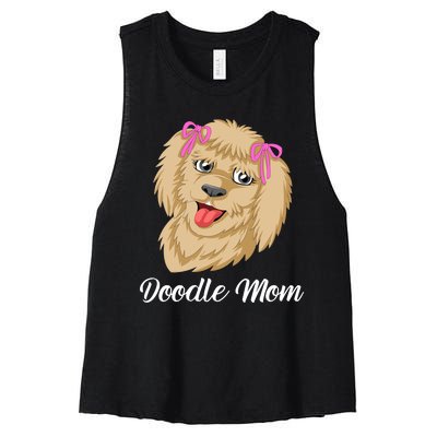 Doodle Mom Women's Racerback Cropped Tank