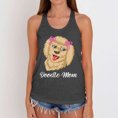 Doodle Mom Women's Knotted Racerback Tank