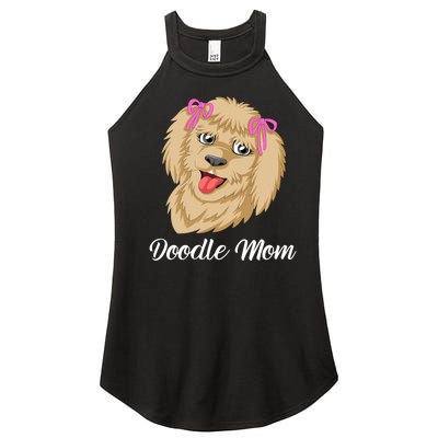 Doodle Mom Women’s Perfect Tri Rocker Tank