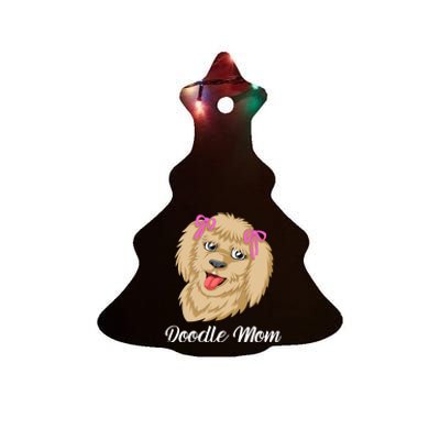 Doodle Mom Ceramic Tree Ornament