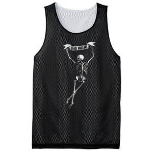 Danse Macabre Dancing Skeleton Halloween Dance Of Death Mesh Reversible Basketball Jersey Tank