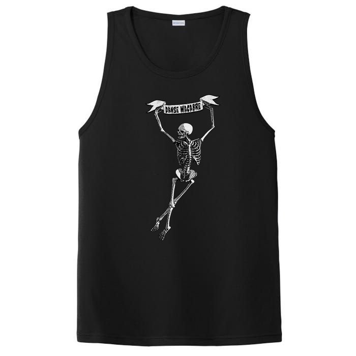 Danse Macabre Dancing Skeleton Halloween Dance Of Death PosiCharge Competitor Tank