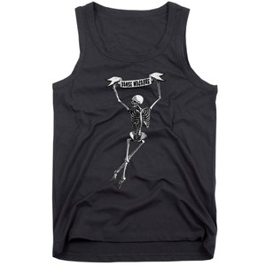 Danse Macabre Dancing Skeleton Halloween Dance Of Death Tank Top