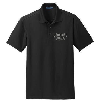 Dark Maga Dry Zone Grid Polo