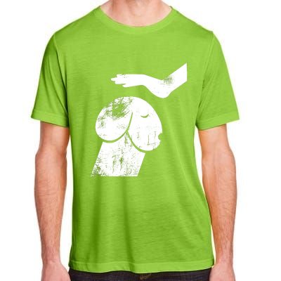 Dirty Mind Dog A Funny Dog Adult Humor Retro Vintage Adult ChromaSoft Performance T-Shirt