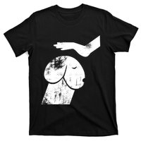 Dirty Mind Dog A Funny Dog Adult Humor Retro Vintage T-Shirt