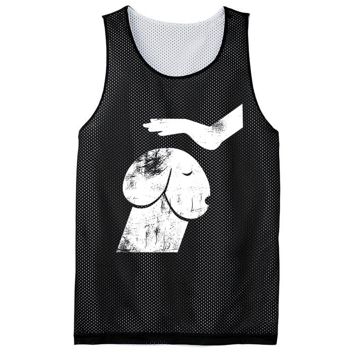 Dirty Mind Dog A Funny Dog Adult Humor Retro Vintage Mesh Reversible Basketball Jersey Tank