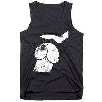 Dirty Mind Dog A Funny Dog Adult Humor Retro Vintage Tank Top