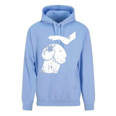 Dirty Mind Dog A Funny Dog Adult Humor Retro Vintage Unisex Surf Hoodie