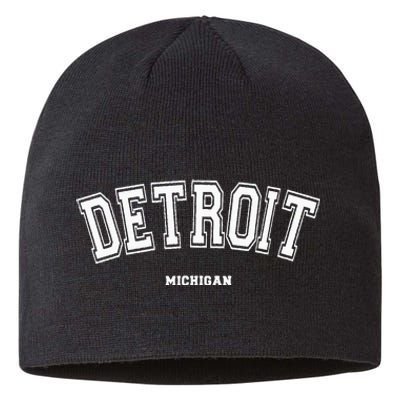 Detroit Michigan Sustainable Beanie