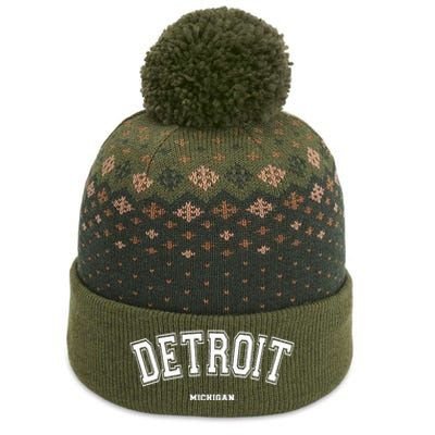 Detroit Michigan The Baniff Cuffed Pom Beanie