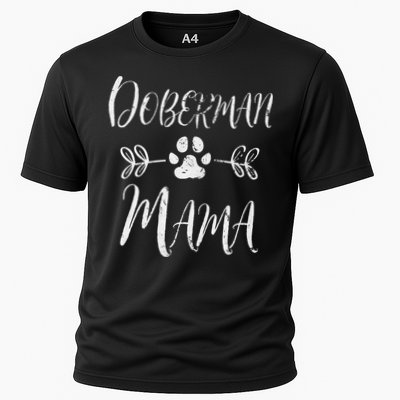 Doberman Mama Doberman Lover Owner Dobie Dog Mom Performance Shirt