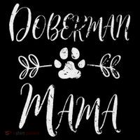 Doberman Mama Doberman Lover Owner Dobie Dog Mom Women's V-Neck T-Shirt