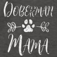 Doberman Mama Doberman Lover Owner Dobie Dog Mom Vector Backpack