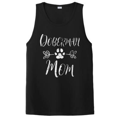 Doberman Mom Doberman Lover Owner Dobie Dog Mom PosiCharge Competitor Tank