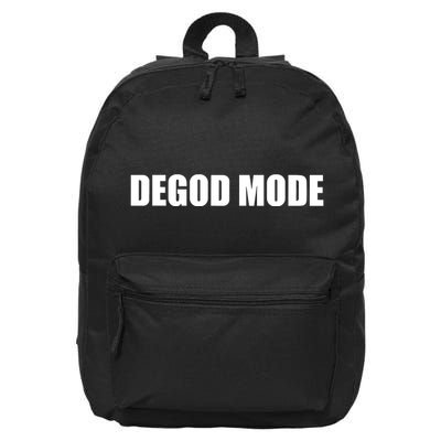 Degod Mode 16 in Basic Backpack
